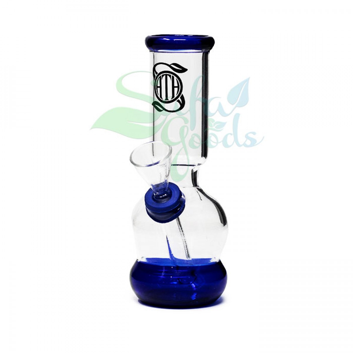 5 Inch OATH Rubber on Glass Water Pipe